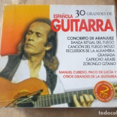 CDs de Música: CD - 30 GRANDES DE LA GUITARRA ESPAÑOLA, DOBLE CD, VER FOTOS