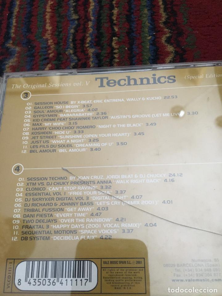 CDs de m&uacute;sica: Technics - The Original Sessions. Ltd. Edition V - Foto 4