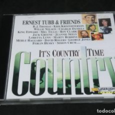 CDs de Música: CD - IT'S COUNTRY TIME - ERNEST TUBB & FRIENDS - 1993. Lote 216862247