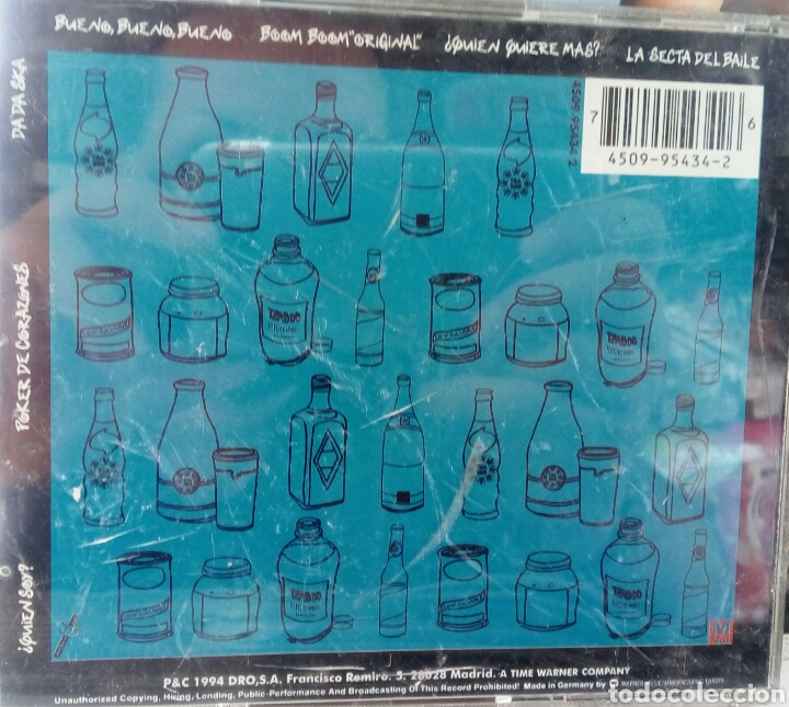 CDs de m&uacute;sica: TZABOO - TZUMO DE NABOO. CD - Foto 2