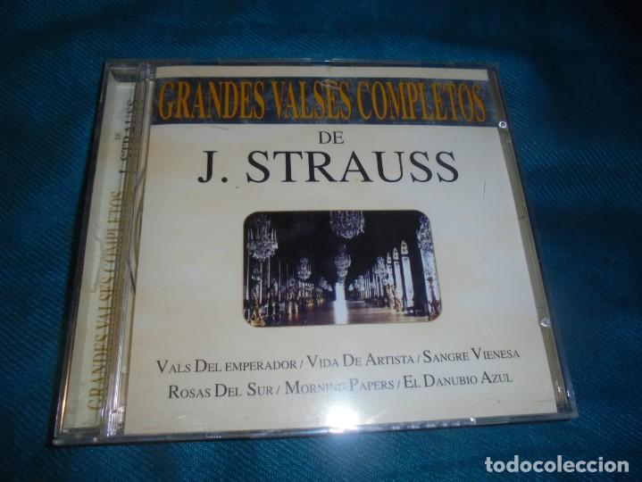 CDs de m&uacute;sica: GRANDES VALSES COMPLETOS DE J. STRAUSS. CD. IMPECABLE - Foto 1
