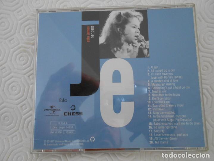 CDs de m&uacute;sica: ETTA JAMES. HER BEST. COMPACTO CON 20 TEMAS. - Foto 2