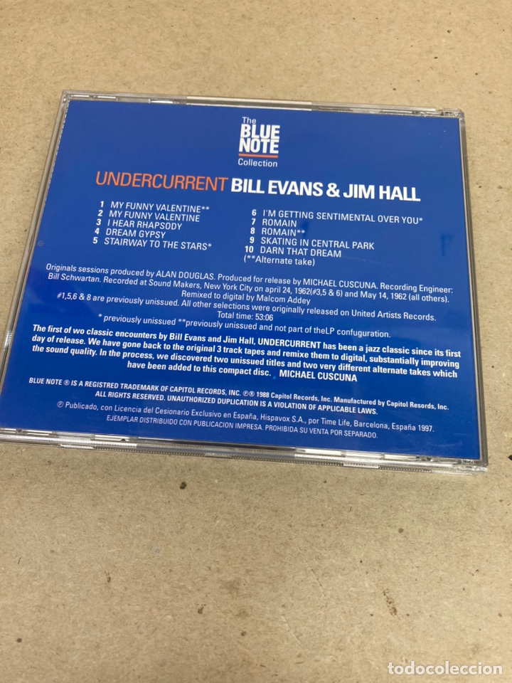 CDs de m&uacute;sica: Cd de m&uacute;sica Bill Evans Jon Hall /CD1 - Foto 2