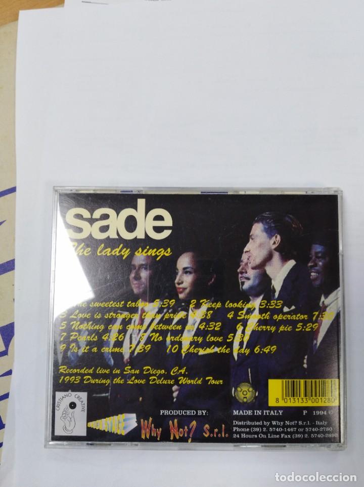 CDs de m&uacute;sica: Sade - lady sings - Foto 2