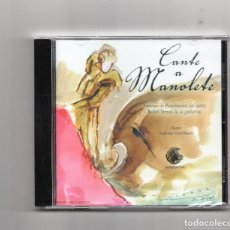 CDs de Música: CANTE A MANOLETE RAFAEL TRENAS Y ANTONIO DE POZOBLANCO 2012. Lote 217047472