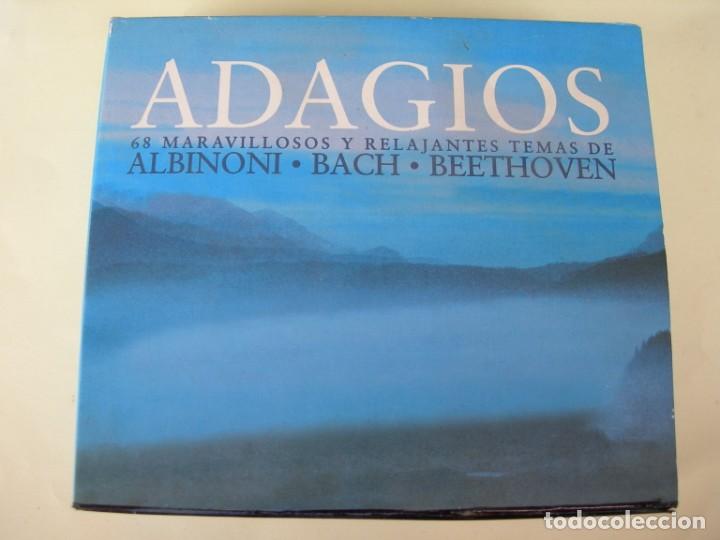 CDs de m&uacute;sica: ADAGIOS / ALBINONI / BACH / BEETHOVEN / 5 CDS - Foto 1