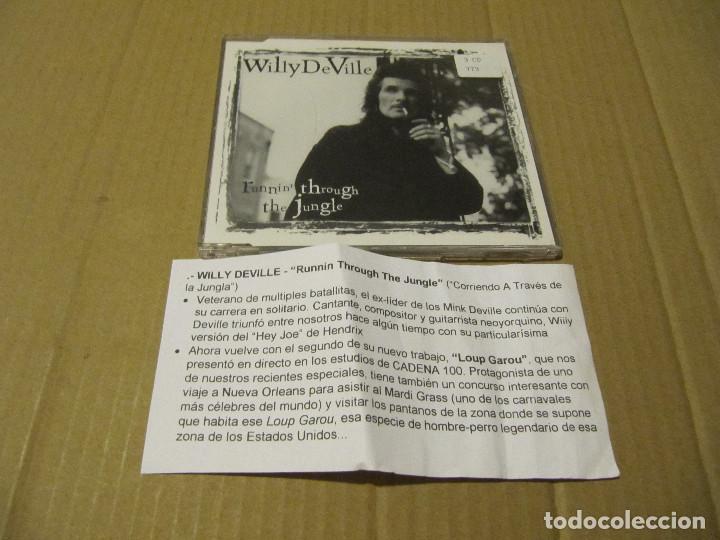 CDs de m&uacute;sica: WILLY DEVILLE (RUNNIN THROUGH THE JUNGLE)CD CADENA 100 - Foto 1