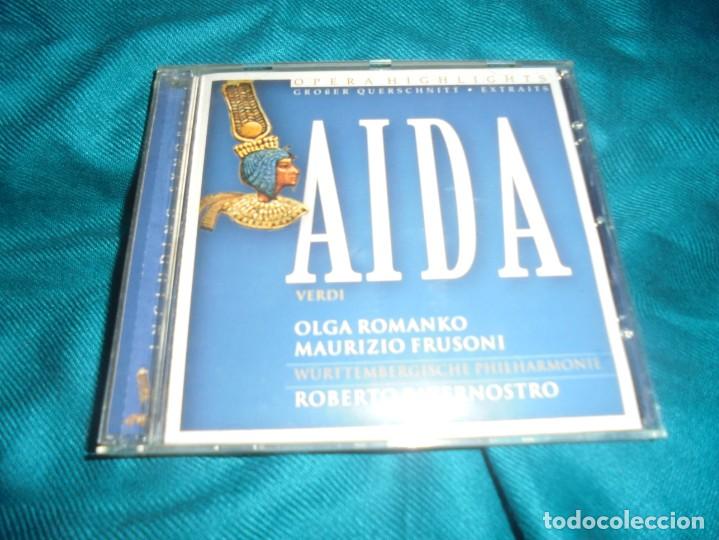 CDs de m&uacute;sica: AIDA. VERDI. OPERA HIGHLIGHTS. OLGA ROMANKO. CD. IMPECABLE - Foto 1