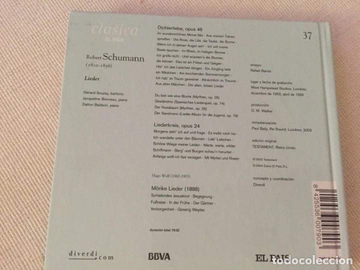 CDs de m&uacute;sica: CD LIBRO SCHUMANN LIEDER - Foto 2
