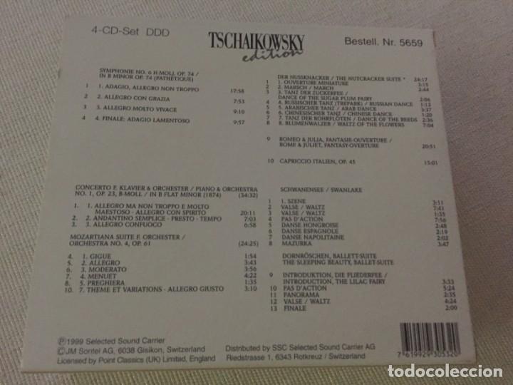 CDs de m&uacute;sica: 4 CD CLASSICAL MASTERWORKS IN DIGITAL TSCHAIKOVSKY EDICION - Foto 2