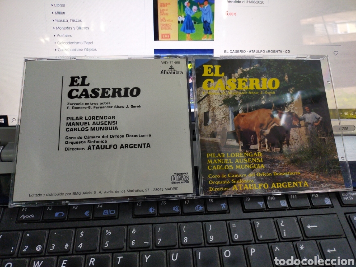 CDs de m&uacute;sica: El caser&iacute;o CD ataulfo argenta - Foto 1