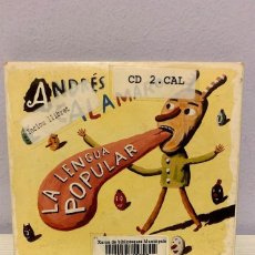 CDs de Música: ANDRÉS CALAMARO - LA LENGUA POPULAR. Lote 325190898