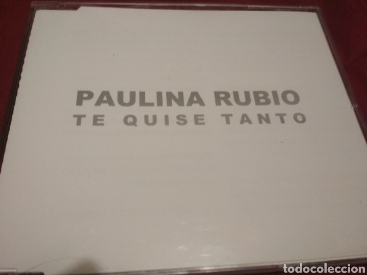 CDs de m&uacute;sica: Paulina Rubio te quise tanto CD single - Foto 1