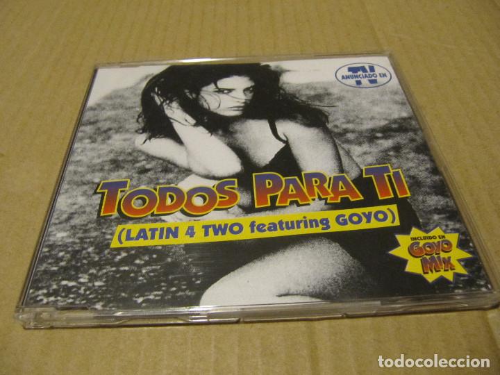 CDs de m&uacute;sica: TODOS PARA TI - ( LATIN 4 TWO FEATURING ) CD SINGLE - Foto 1