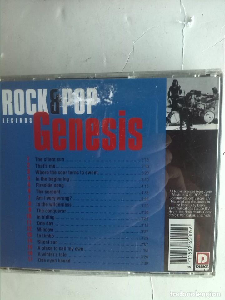 CDs de m&uacute;sica: GENESIS - ROCK & POP LEGENDS - Foto 2
