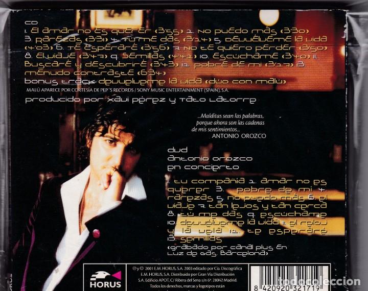 CDs de m&uacute;sica: Antonio Orozco - Semilla Del Silencio - CD+DVD - Foto 2