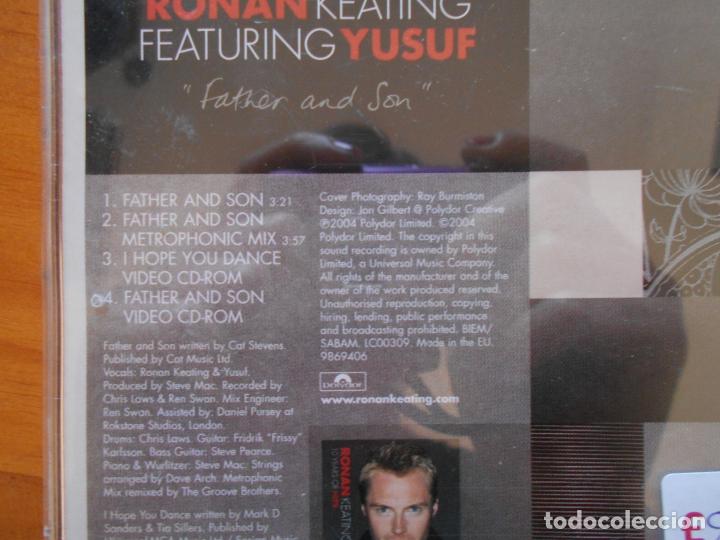 CDs de m&uacute;sica: CD RONAN KEATING FEATURING YUSUF - FATHER AND SON (3B) - Foto 2