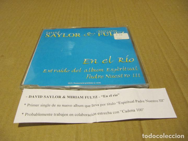 CDs de m&uacute;sica: DAVID SAYLOR & MIRYAM FULTZ - EN EL RIO cd cadena 100 - Foto 1