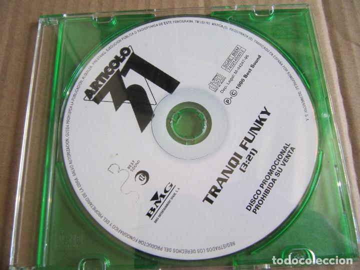 CDs de m&uacute;sica: ARTICOLO 31 / Tranqui funky (CD Single 1996) - Foto 1
