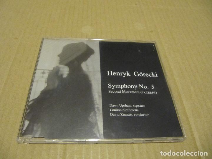 CDs de m&uacute;sica: HENRYK G&Oacute;RECKI / Symphony No. 3 (CD Single 1993) - Foto 1