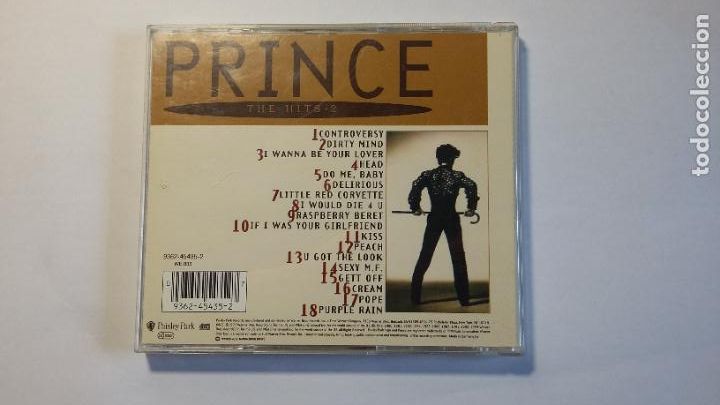 CDs de m&uacute;sica: PRINCE The Hits 2 Compilation 1993 CD. TDKCD29 - Foto 3