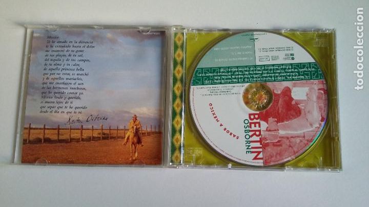 CDs de m&uacute;sica: BERTIN OSBORNE. SABOR A MEXICO. CD. TDKCD29 - Foto 2