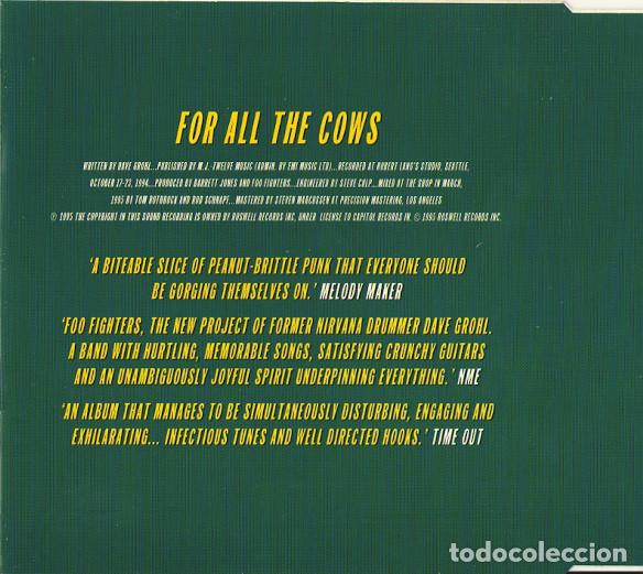 CDs de m&uacute;sica: Foo Fighters For All The Cows - Foto 2
