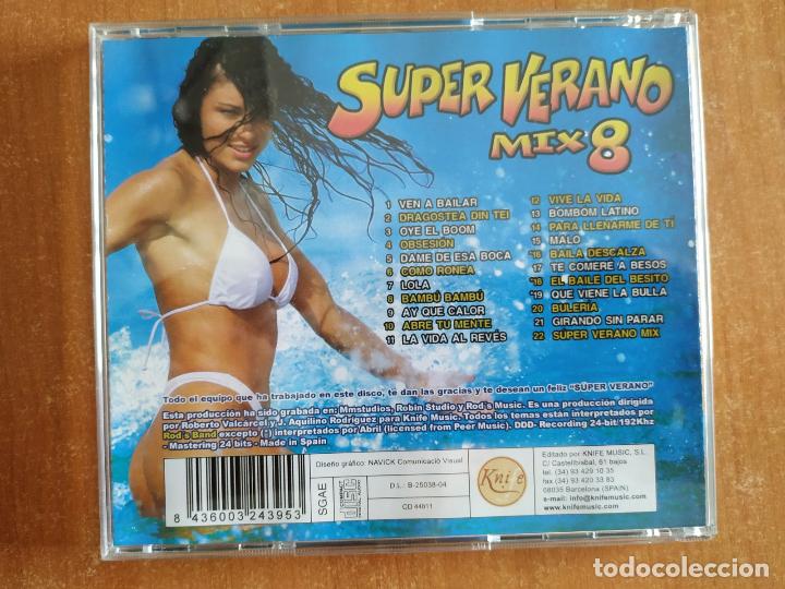 CDs de m&uacute;sica: SUPER VERANO MIX 8. 22 Super &eacute;xitos. Cd - Foto 2