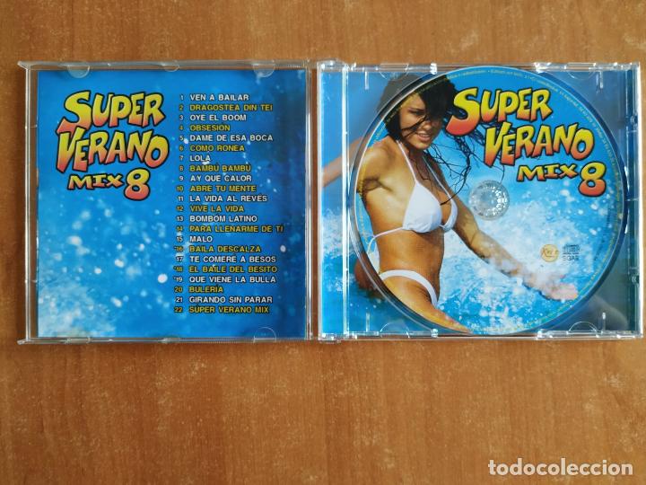 CDs de m&uacute;sica: SUPER VERANO MIX 8. 22 Super &eacute;xitos. Cd - Foto 3