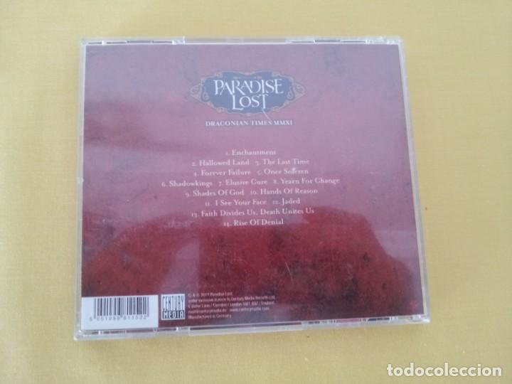 CDs de Música: PARADISE LOST - DRACONIAN TIMES MMXI - CD, CENTURY MEDIA 2011 - Foto 2 - 217529732