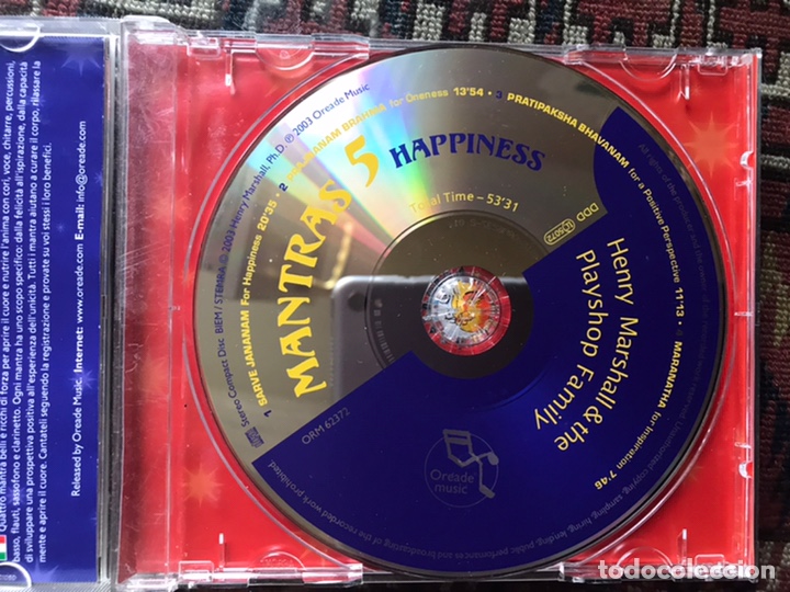 CDs de m&uacute;sica: Mantras 5. Happiness - Foto 3