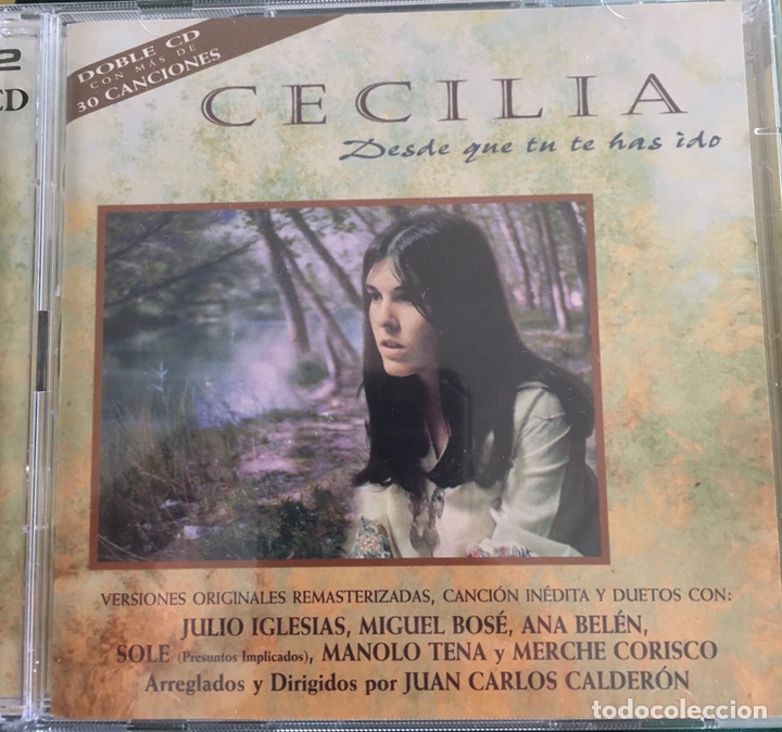 CDs de m&uacute;sica: CD CECILIA DESDE QUE TU TE HAS IDO DOBLE CD - Foto 1