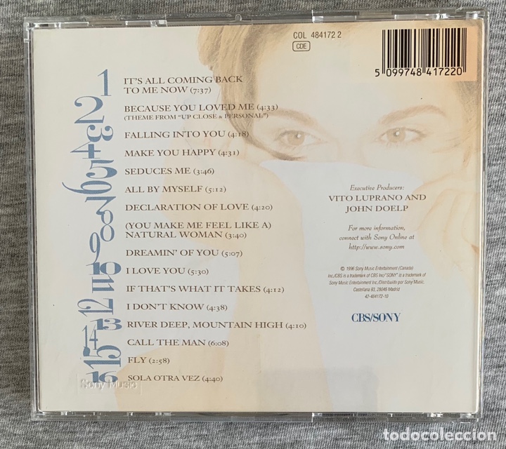 CDs de m&uacute;sica: CD CELINE DION - FALLING INTO YOU - Foto 2