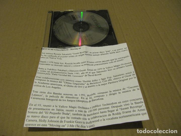 CDs de m&uacute;sica: RYUCHI SAKAMOTO / MOVING ON (CD SINGLE CADENA 100) - Foto 1
