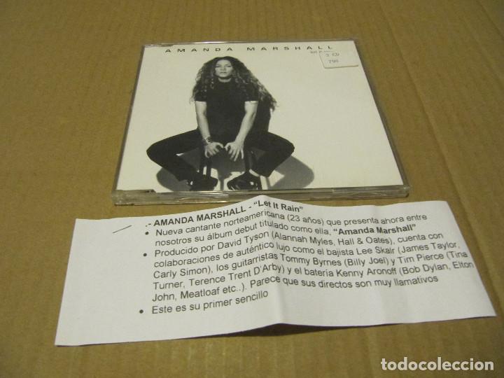 CDs de m&uacute;sica: AMANDA MARSHALL- LET IT RAIN CD CADENA 100 - Foto 1