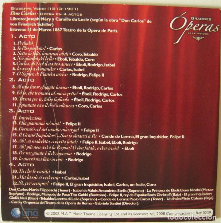 CDs de m&uacute;sica: LOTE DE 3 CD&acute;s DE OPERA - Foto 2