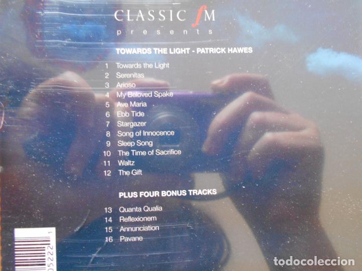 CDs de m&uacute;sica: CD PATRICK HAWES - TOWARDS THE LIGHT - CLASSIC FM (5F5) - Foto 2