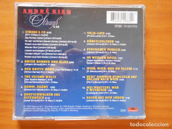 CDs de m&uacute;sica: CD ANDRE RIEU - STRAUSS & CO (5F5) - Foto 2
