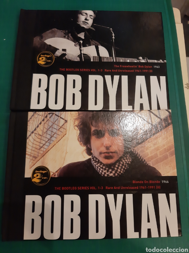 CDs de m&uacute;sica: BOB DYLAN 4 CDS CON LIBRO COLUMBIA 1991 - Foto 1