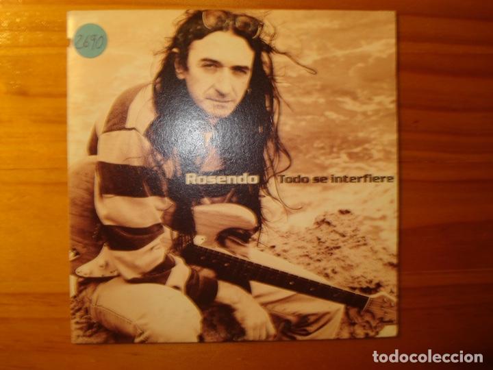 CDs de m&uacute;sica: CD single Rosendo Todo se interfiere Promo - Foto 1