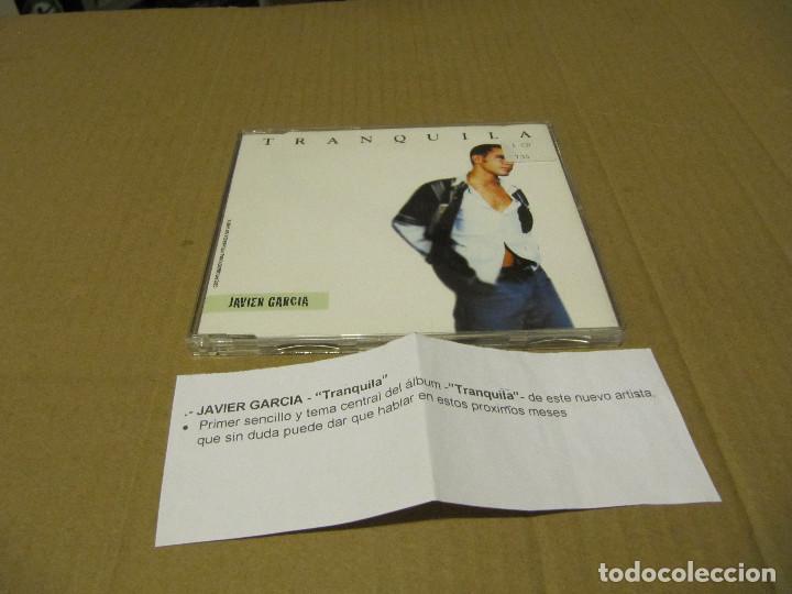 CDs de m&uacute;sica: JAVIER GARCIA - TRANQUILA CD SINGLE CADENA 100 - Foto 1