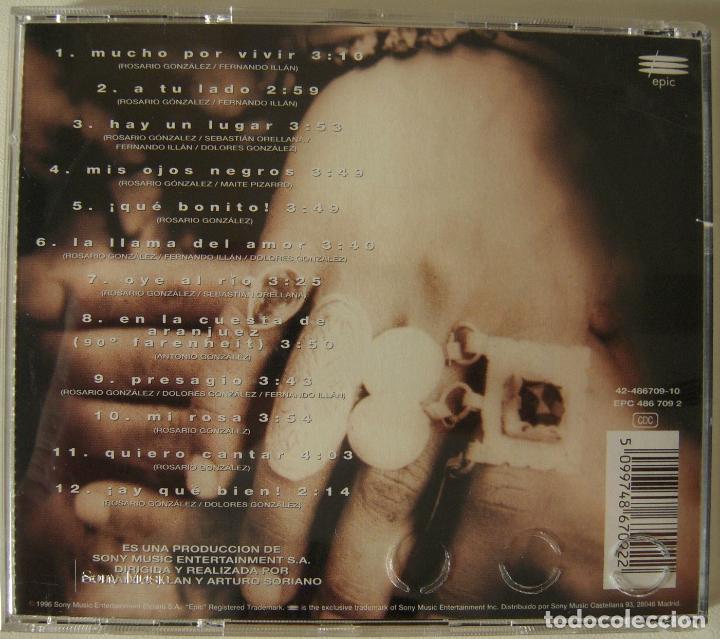 CDs de m&uacute;sica: LOTE DE 2 CD&acute;s DE ROSARIO - Foto 3