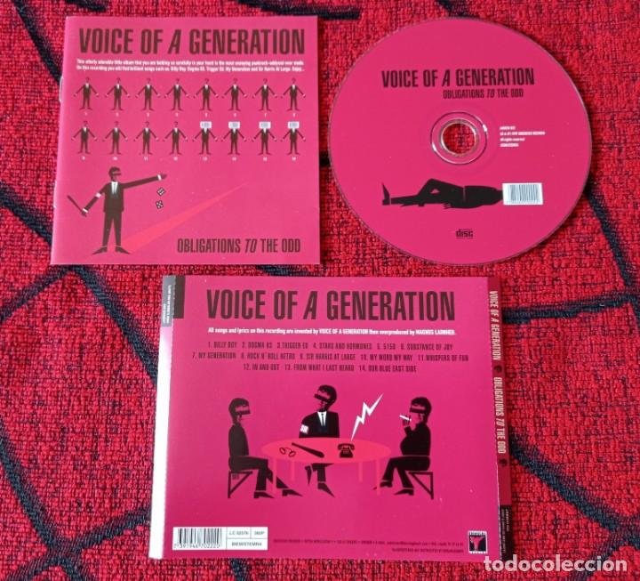 CDs de m&uacute;sica: VOICE OF A GENERATION ** Obligations To The Odd ** CD ORIGINAL 1999