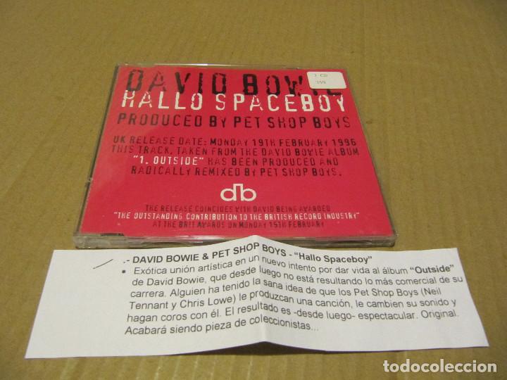 CDs de m&uacute;sica: David Bowie-Hallo Spaceboy CD CADENA 100