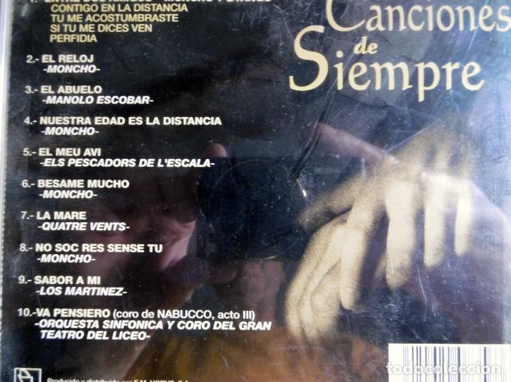 CDs de m&uacute;sica: CANCIONES DE SIEMPRE - Foto 1