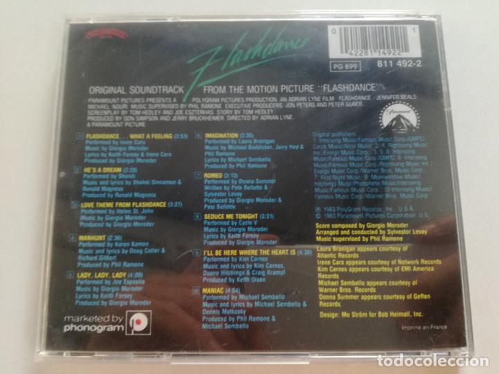 CDs de m&uacute;sica: FLASHDANCE - CD CASABLANCA 1980s - Foto 2
