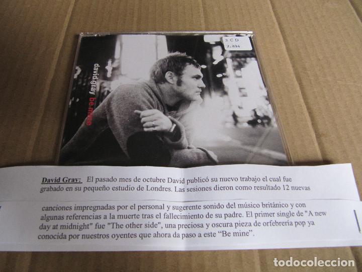 CDs de m&uacute;sica: DAVID GRAY Be mine (CD Single 2003) CADENA 100 - Foto 1