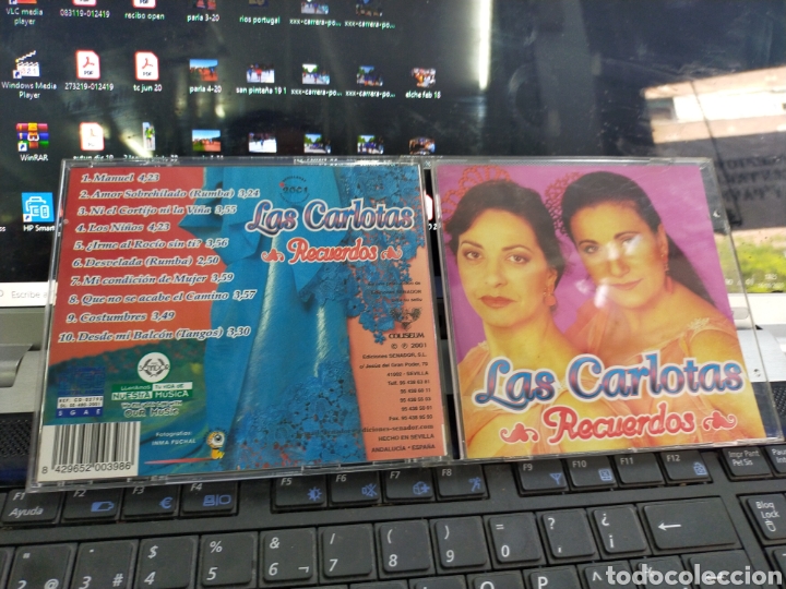 CDs de m&uacute;sica: Las Carlotas CD recuerdos 2001 - Foto 1