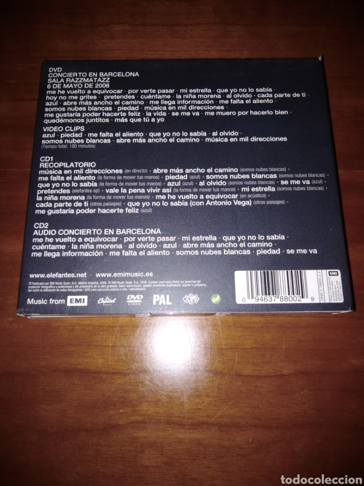 CDs de m&uacute;sica: Elefantes - Gracias - 2 CDs +Dvd - Foto 2