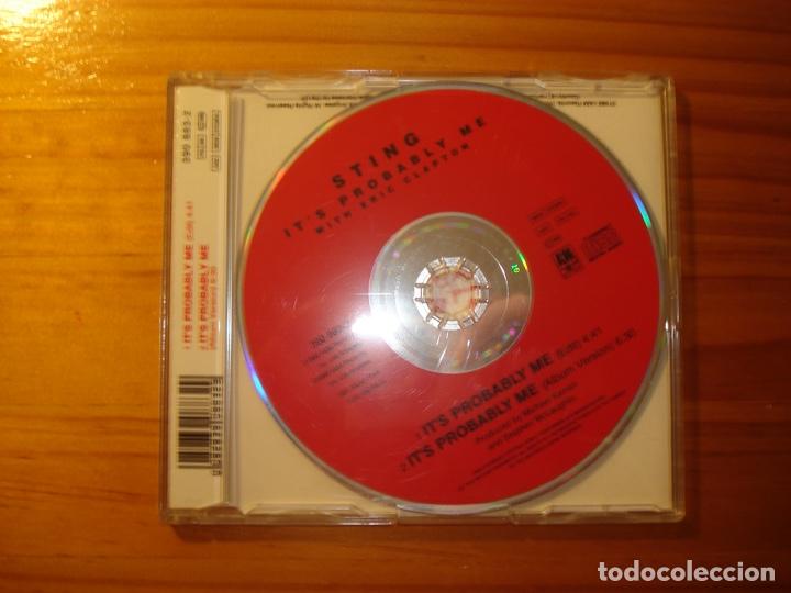 CDs de m&uacute;sica: Sting Its probably me Eric Clapton Lethal Weapon 3 CD single - Foto 2